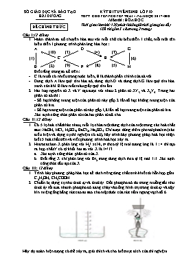 Đề thi tuyển sinh Lớp 10 THPT chuyên Nguyễn Trãi môn Hóa học - Năm học 2017-2018 - Sở GD & ĐT Hải Dương (Có đáp án)
